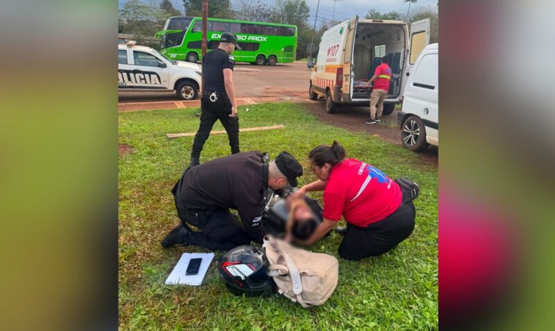accidente moto Santa Ana despiste barranco lesionados