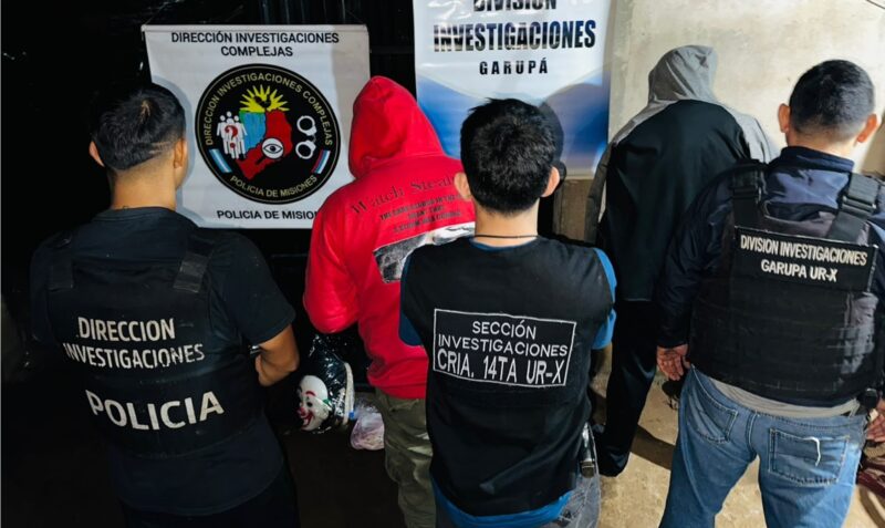 entraderas Posadas detencion barrio Horacio Quiroga