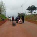 Eldorado: Fuerte colisión entre un automóvil y una motocicleta sobre la avenida Fundador