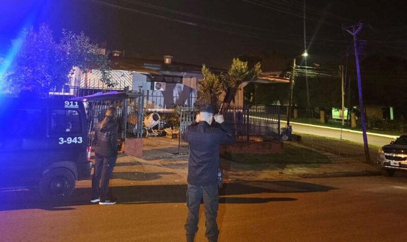 baleado Comandante Andresito barrio Quintas Bajas
