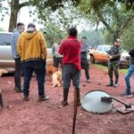 Despliegan un rastrillaje por tierra y monte para encontrar a un hombre que buscaba un objeto caído del cielo