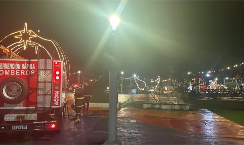 incendio Parque de las Fiestas Posadas