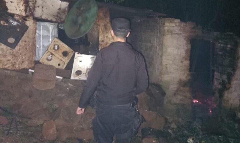 incendio vivienda alta tensión Eldorado