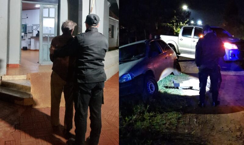 alcoholemia positiva Alem despiste Corsa zanja
