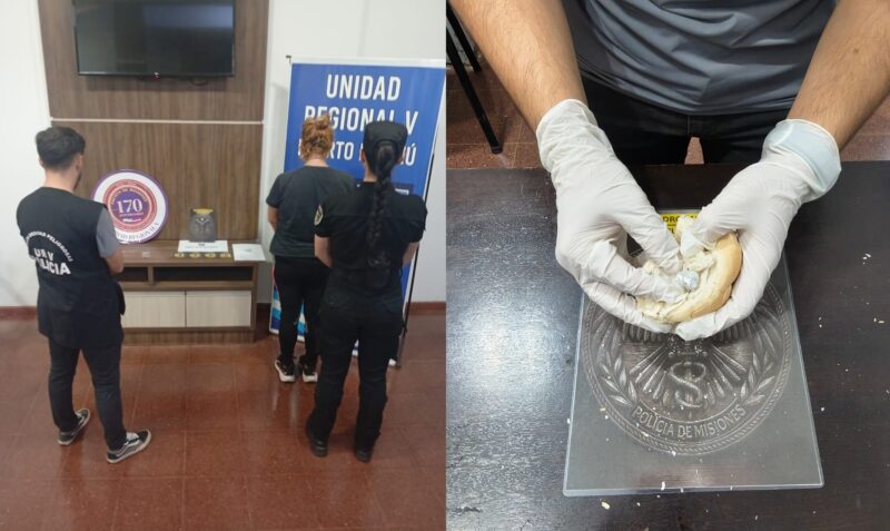cocaina galleta Puerto Iguazu detenido