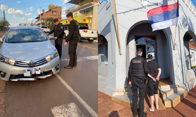 alcoholemia Alem Toyota Corolla ebrio avenida Belgrano